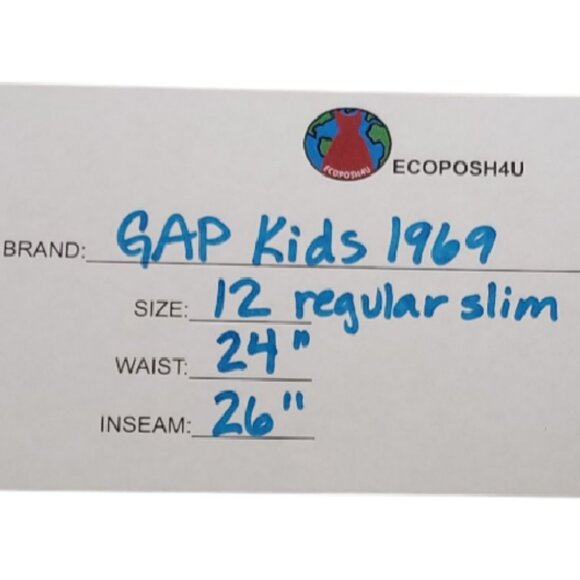 GAP Kids Boys Corduroy Khaki Pants 12 - Picture 3 of 3